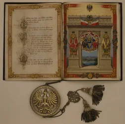 Fürstendiplom zur Investitur von Otto von Bismarck, datiert 21. März 1871